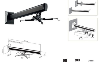 Soflecta MI-608 fali projektor függesztő