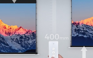 Anti-Speckle ALR 4K RGB motoros vetítővászon