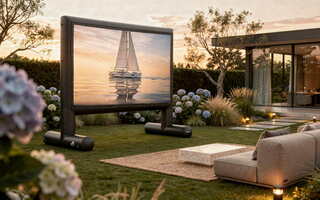 Felfújható, hordozható ProFront vetítővászon