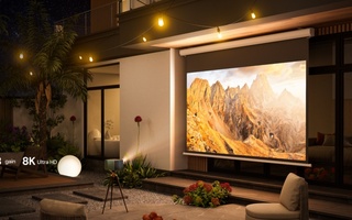 Valerion akkumulátoros kültéri motoros vetítővászon