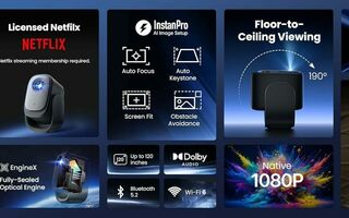 Dangbei N2 Mini LED Full HD Netflix projektor asztali tartóval