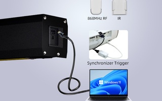 Anti-Speckle ALR 4K RGB motoros vetítővászon