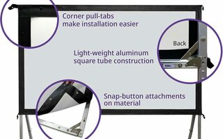 Yard Master2 kültéri hordozható vetítővászon