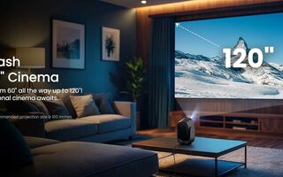 Dangbei N2 Mini LED Full HD Netflix projektor asztali tartóval